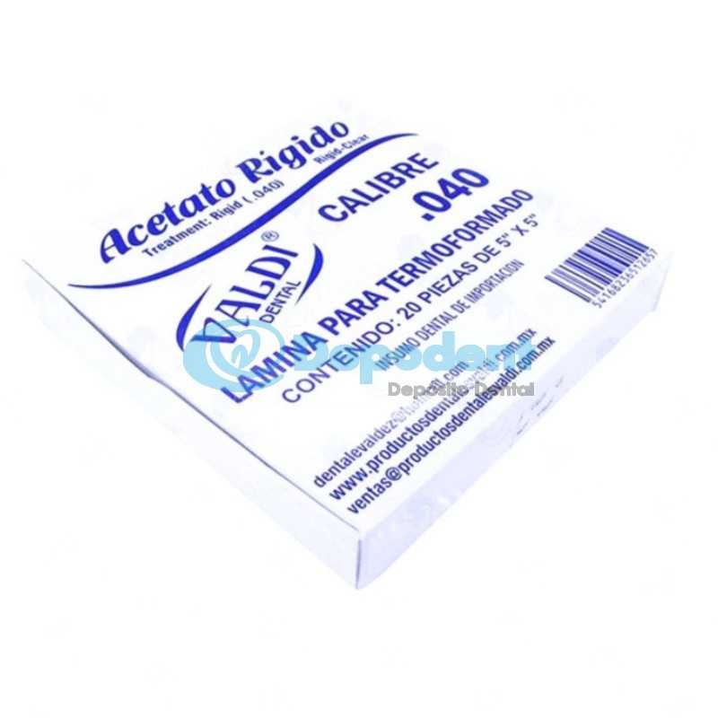 ACETATO RIGIDO CAL. 40 VALDI