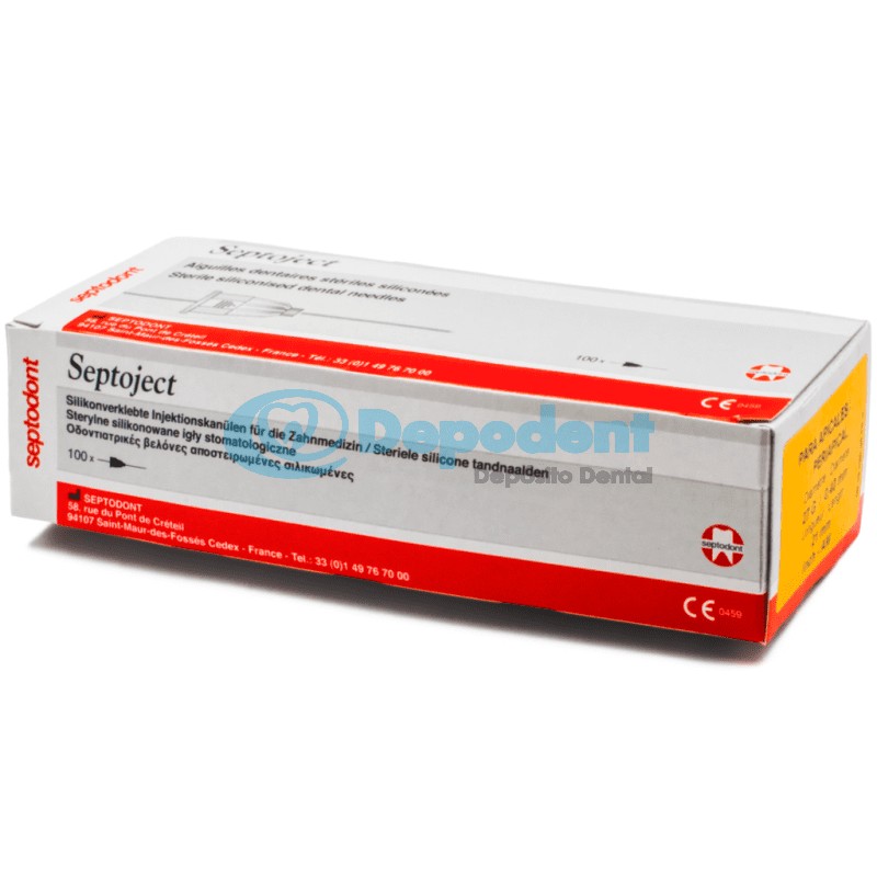 AGUJA SEPTOJECT CORTA 27 100 PZA SEPTODONT