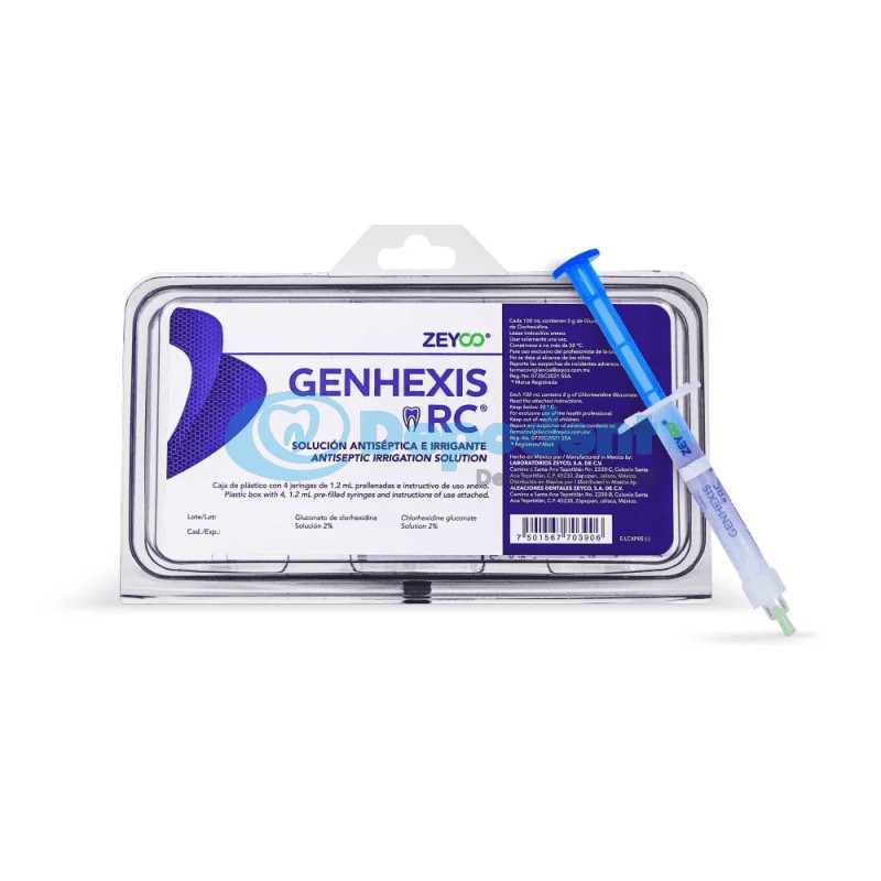 ANTISEPTICO GENHEXIS AL 2% 1 JERINGA 1.2 ML ZEYCO