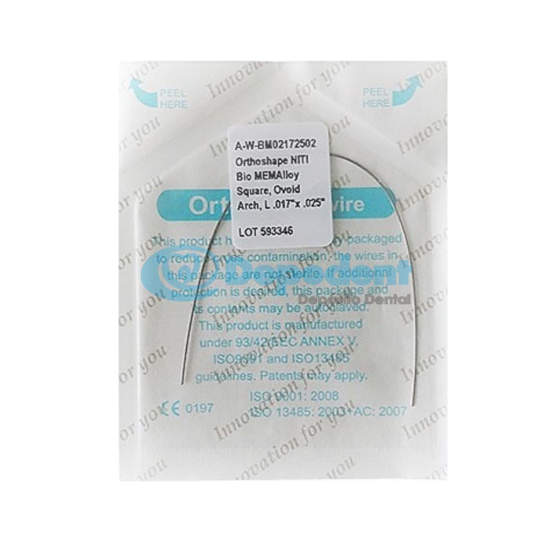 ARCO INFERIOR BIOMEMALLOY .019 X .025 BORGATTA