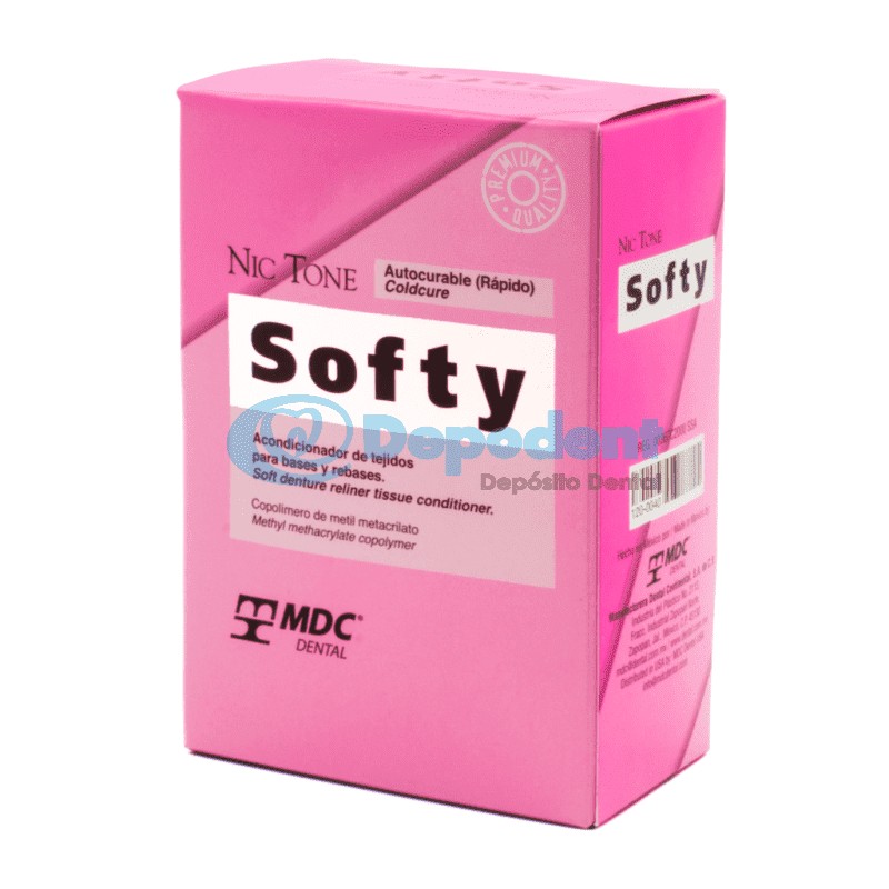 ACONDICIONADOR DE TEJIDOS SOFTY AUTOCURABLE ECO 80 GR POLVO 40 ML LIQUIDO MDC