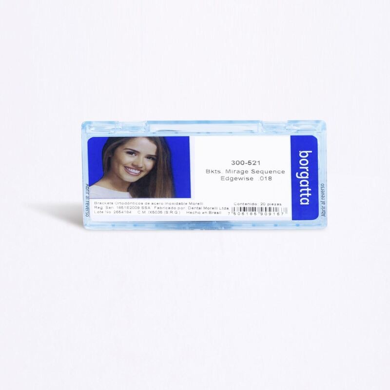 BRACKETS MIRAGE EDGEWISE MINI 300-580 SLOT 0.018 BORGATTA 20 PZAS