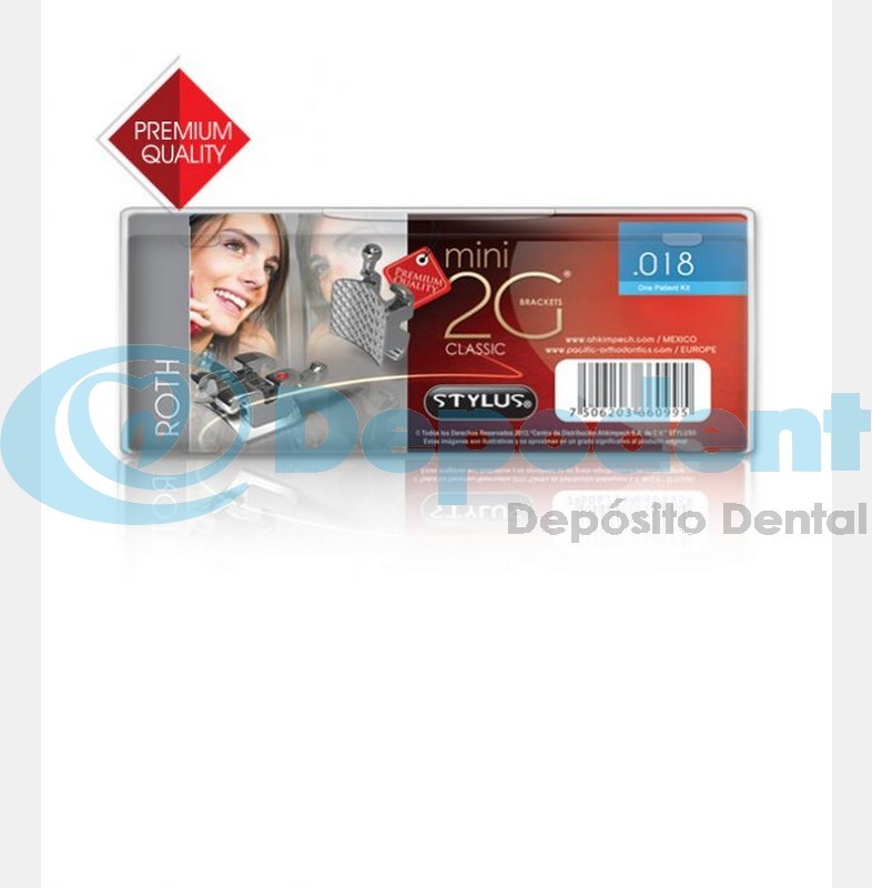 BRACKETS ROTH CLASSIC MINI METALICO .022 STYLUS