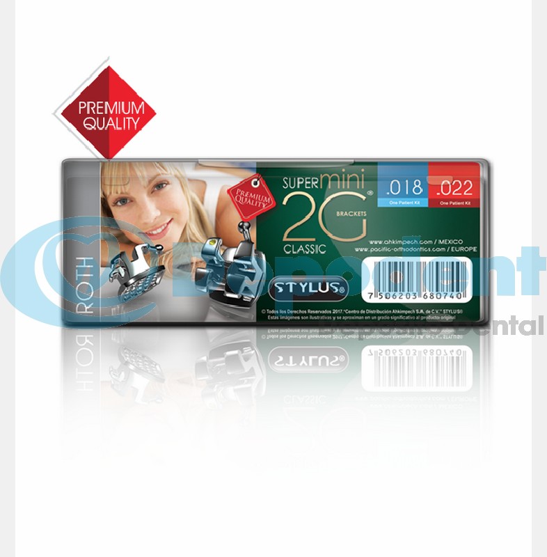 BRACKETS ROTH SUPER MINI METALICO .018 STYLUS