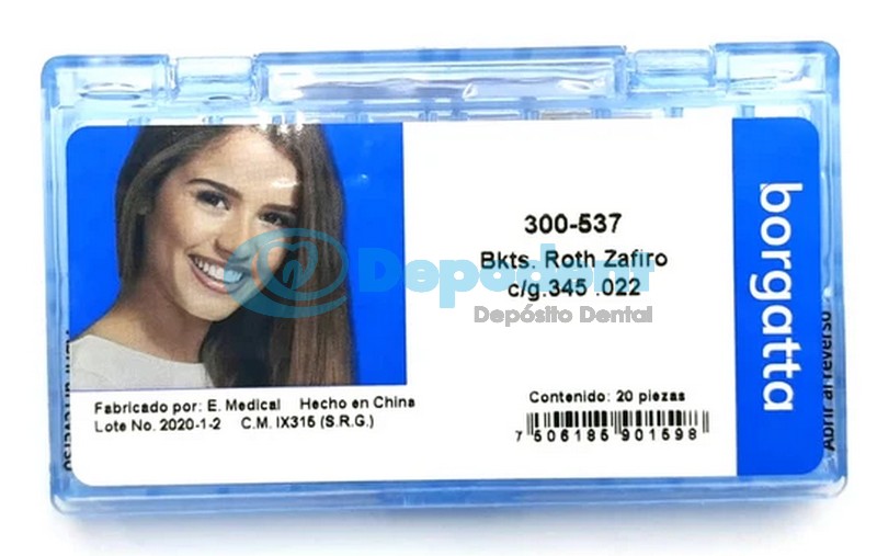 BRACKETS ROTH ZAFIRO .022 BORGATTA