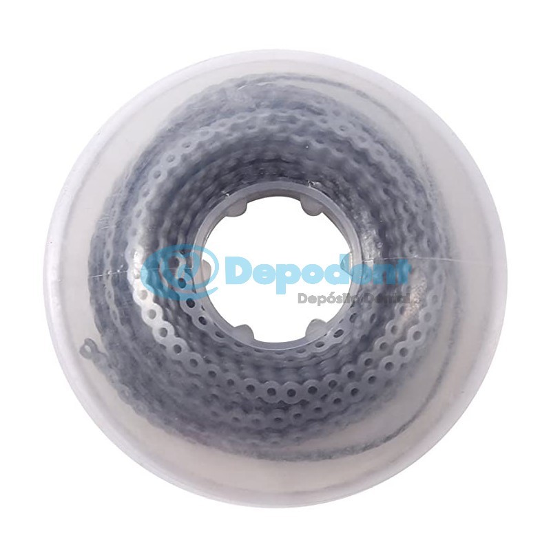 CADENA ELASTICA ABIERTA PLATA 2.30 M BORGATTA