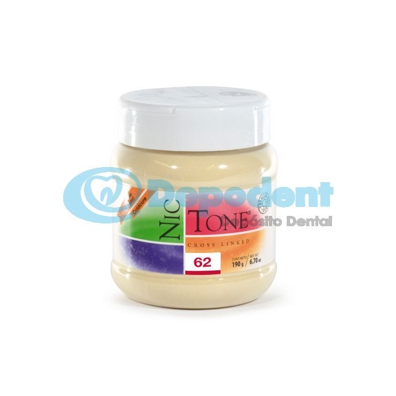 ACRILICO AUTOCURABLE COLOR 62 190 GR NIC TONE