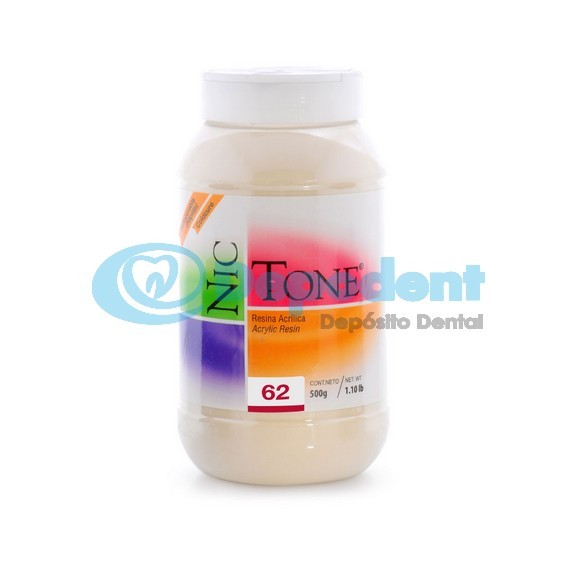 ACRILICO AUTOCURABLE COLOR 62 500 GR NIC TONE