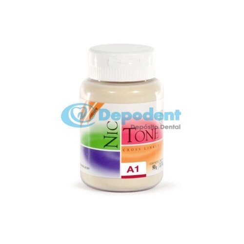 ACRILICO AUTOCURABLE COLOR A1 90 GR NIC TONE