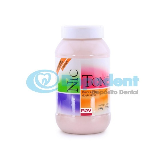 ACRILICO AUTOCURABLE COLOR R2V 500 GR NIC TONE