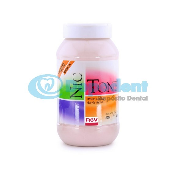 ACRILICO AUTOCURABLE COLOR R6V 500 GR NIC TONE