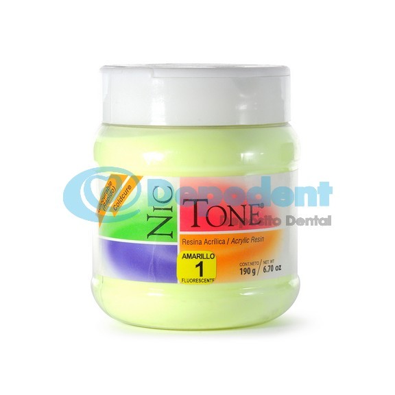ACRILICO AUTOCURABLE ORTODONCIA COLOR 1 190 GR NIC TONE