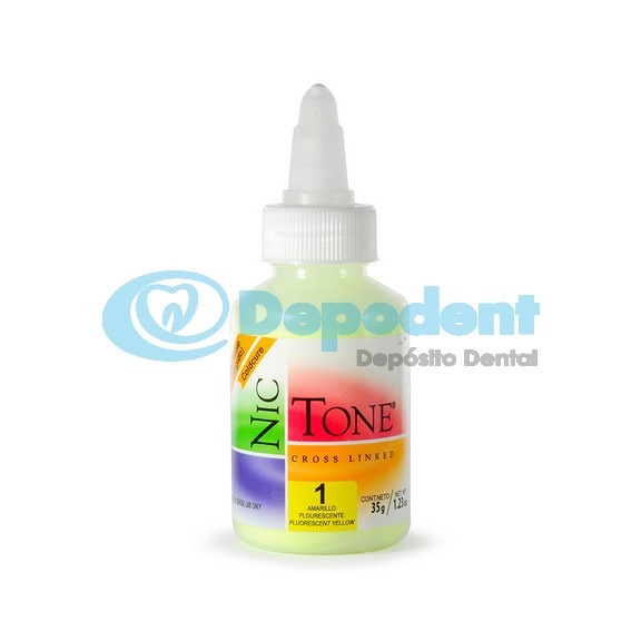 ACRILICO AUTOCURABLE ORTODONCIA COLOR 1 35 GR NIC TONE