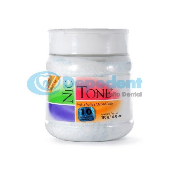 ACRILICO AUTOCURABLE ORTODONCIA COLOR 10 190 GR NIC TONE