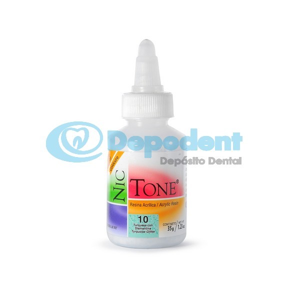 ACRILICO AUTOCURABLE ORTODONCIA COLOR 10 35 GR NIC TONE