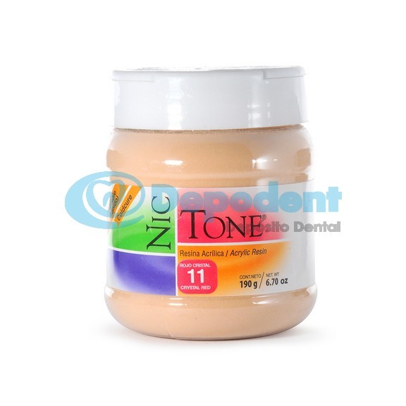 ACRILICO AUTOCURABLE ORTODONCIA COLOR 11 190 GR NIC TONE