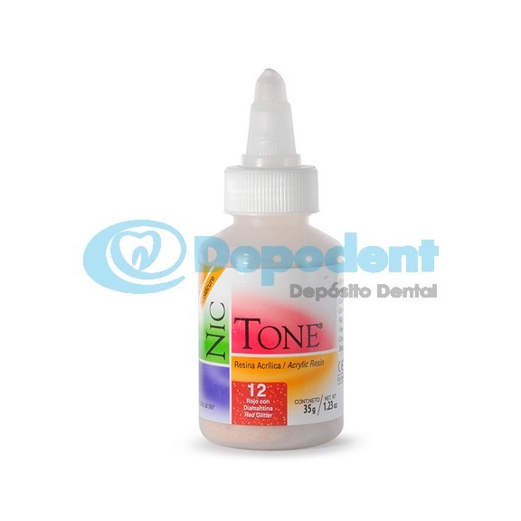 ACRILICO AUTOCURABLE ORTODONCIA COLOR 12 35 GR NIC TONE