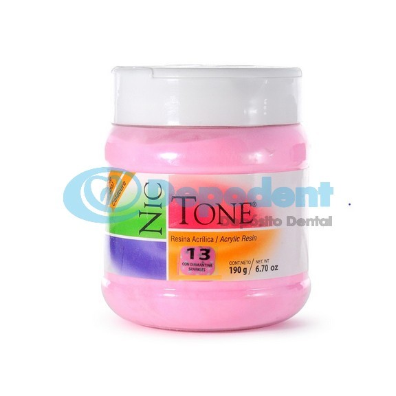 ACRILICO AUTOCURABLE ORTODONCIA COLOR 13 190 GR NIC TONE