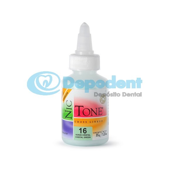 ACRILICO AUTOCURABLE ORTODONCIA COLOR 16 35 GR NIC TONE