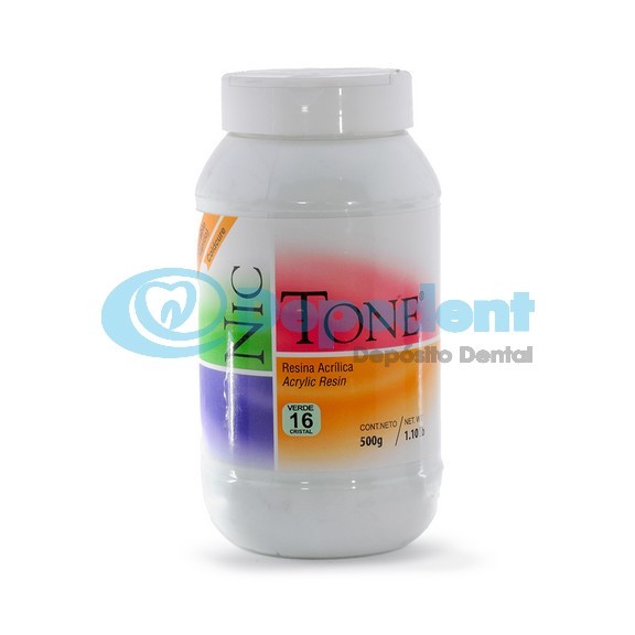 ACRILICO AUTOCURABLE ORTODONCIA COLOR 16 500 GR NIC TONE