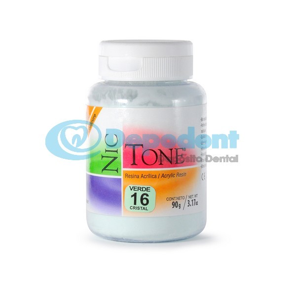 ACRILICO AUTOCURABLE ORTODONCIA COLOR 16 90 GR NIC TONE