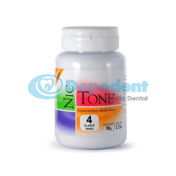 ACRILICO AUTOCURABLE ORTODONCIA COLOR 4 90 GR NIC TONE
