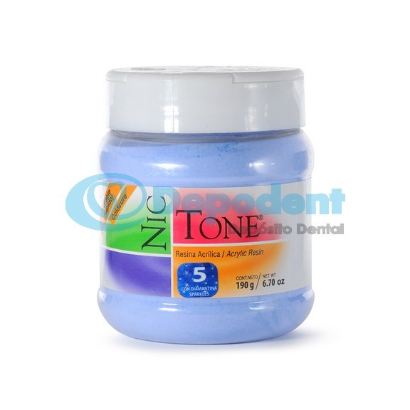 ACRILICO AUTOCURABLE ORTODONCIA COLOR 5 190 GR NIC TONE
