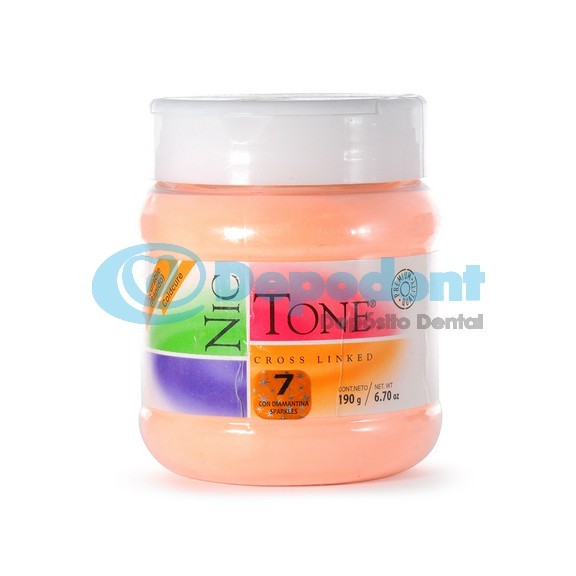 ACRILICO AUTOCURABLE ORTODONCIA COLOR 7 190 GR NIC TONE