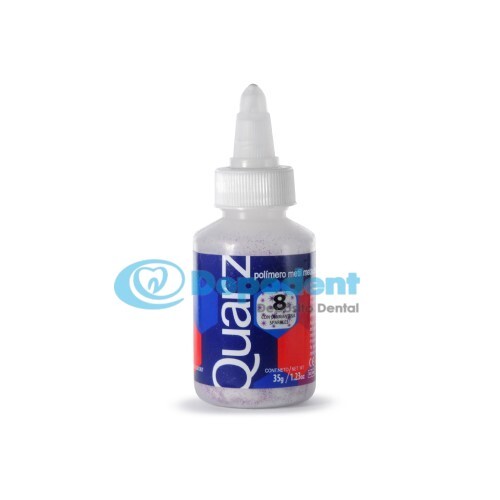 ACRILICO ORTODONCIA COLOR 8 C/ DIAMANTINA 35 GR QUARZ