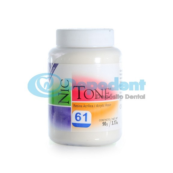 ACRILICO TERMOCURABLE COLOR 61 90 GR NIC TONE