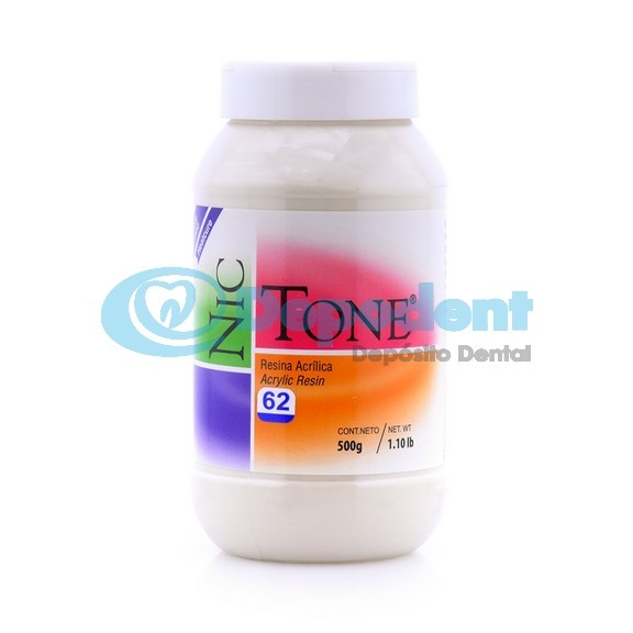 ACRILICO TERMOCURABLE COLOR 62 500 GR NIC TONE