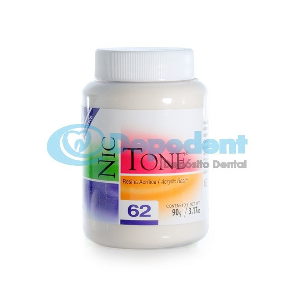 ACRILICO TERMOCURABLE COLOR 62 90 GR NIC TONE
