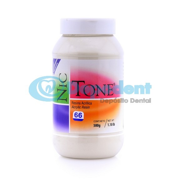 ACRILICO TERMOCURABLE COLOR 66 500 GR NIC TONE