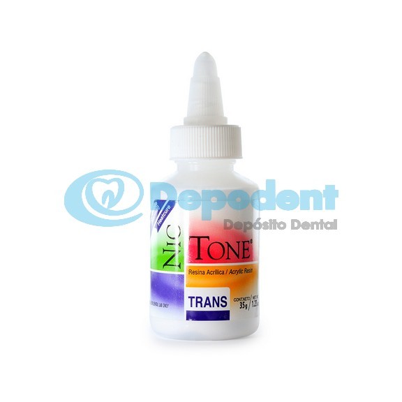 ACRILICO TERMOCURABLE TRANSPARENTE 35 GR NIC TONE